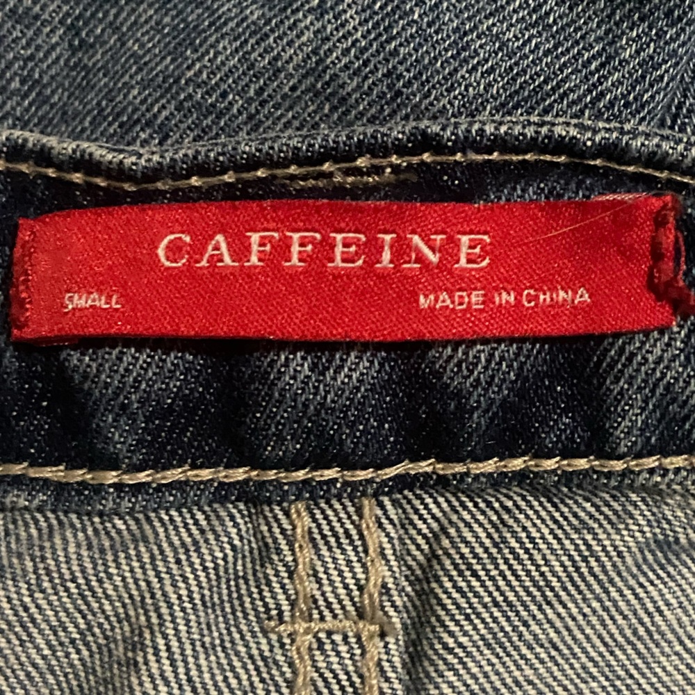 Caffeine Destroyed Button Fly Cropped Mid Rise - Picture 4 of 7